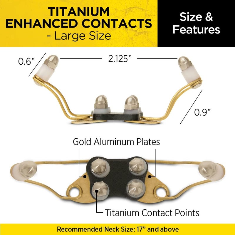 Dogtra Titanium Enhanced Winged Contact Points Large – Female – E-Collar for Dogs Training – Flexi Fin Design for Sensitive Skin & Contact – Fits Most (Not X Series, 200iQ, NoBark, PATHFINDER2) - Image 4